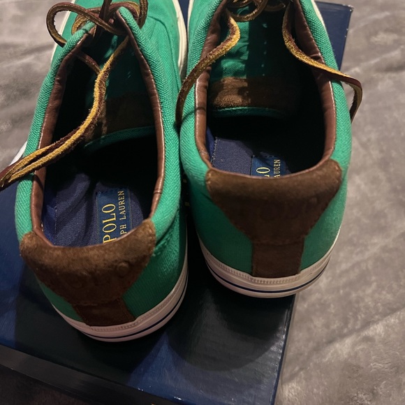 Canvas and suede polo sneakers. Size 12 - Picture 3 of 3